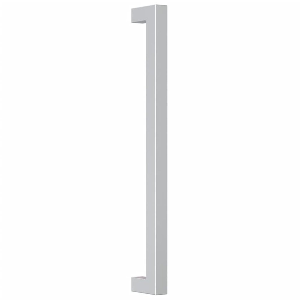 vidaXL 20-Piece Cabinet Handles, Square Tube Design, Silver, 224 mm Stainless Steel