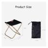 Portable Folding Stool, Lightweight and Compact (Color: B) view 2
