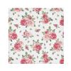 Pink Rose Floral Cloth Napkins, Set of 6 view 2