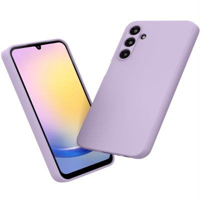 Foluu Liquid Silicone Case for Samsung Galaxy A25 5G 2024, Purple