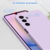 Foluu Liquid Silicone Case for Samsung Galaxy A25 5G 2024, Purple view 2