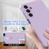 Foluu Liquid Silicone Case for Samsung Galaxy A25 5G 2024, Purple view 3