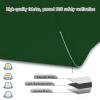 Blackout Thermal Roller Blind 100 x 170 cm, Side-Chain, Dark Green view 3
