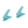 STOBOK 2-Piece Single-Hole Paper Punch, Handheld Punch for Crafts, School, Office, Scrapbooking and DIY Projects view 1