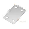 MUKCHAP 50-Piece Flat Repair Plates, 60 x 38 x 1.5 mm, Stainless Steel Connector Plates with 200 Screws view 2