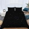 Black Graffiti Bedding Set 180 x 200 cm, Microfiber view 2