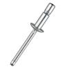 30/50-Piece High-Strength Structural Carbon Steel Blind Rivets, Round Head, 4.8 x 10, 4.8 x 14, 6.4 x 14, 6.4 x 20, 9.6 x 21 mm view 1