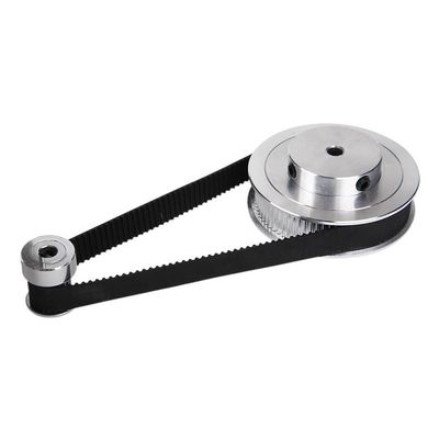 GT2 Timing Belt Pulley Set, 20T/72T, 6 mm Belt, 3.6:1 Reduction
