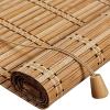 FENGSHOUU Natural Bamboo Roller Blind, Light-Filtering Sun and Privacy Shade, Side-Pull, Customizable, 100 x 270 cm view 1