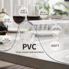 Transparent Table Cover, Crystal-Clear Protective PVC Film, 1 mm Thick, Glossy Finish view 4