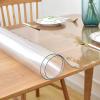 Transparent PVC Table Cover, Crystal-Clear 2 mm Protective Film view 1
