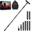 aiGear 6-Section Black Aluminum Hiking Pole with 3 Accessories view 1