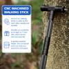 aiGear 6-Section Black Aluminum Hiking Pole with 3 Accessories view 3