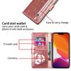 FERLAN Wallet Case for Samsung Galaxy A21s, Glitter Rose Gold view 2