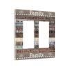 Country Farm Family Quote Wood 2-Gang Double GFCI Toggle Switch/Decorator Wall Plate, Decorative Outlet Cover, Screwless view 2