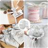 laeeyin White Satin Gift Ribbon, 20 mm Wide, 88 m view 4