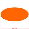 PLEXIGLAS Custom-Cut 3–50 cm – Orange Oval Discs view 4