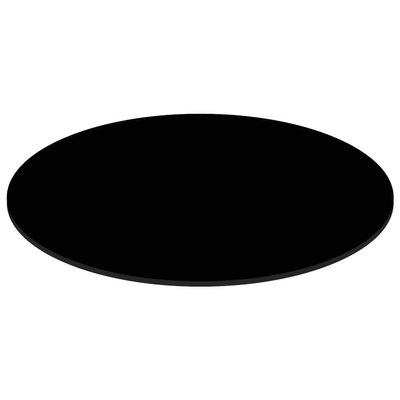 Black PLEXIGLAS Oval Discs, Custom-Cut, 3–50 cm