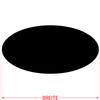 Black PLEXIGLAS Oval Discs, Custom-Cut, 3–50 cm view 4