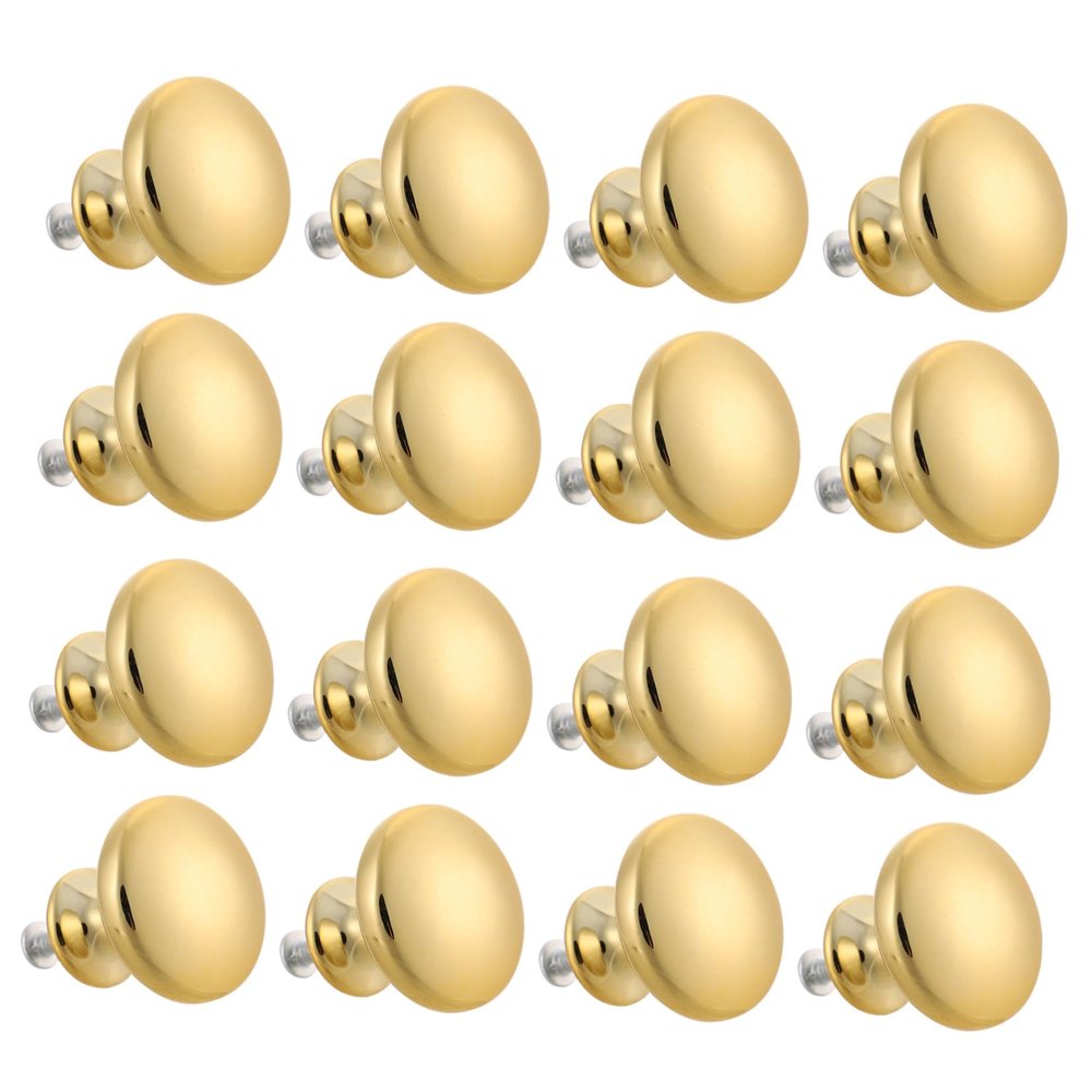 Mushroom Cabinet Knobs, Zinc and Aluminum Alloy, 30-Piece