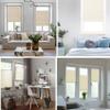 No-Drill Pleated Blind 35 x 220 cm, Privacy & Sun Protection, Beige view 2
