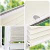 No-Drill Pleated Blind 35 x 220 cm, Privacy & Sun Protection, Beige view 4