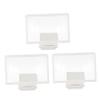 HEMOTON 3-Piece Phone Screen Magnifier, White PP/PVC, 2–3x view 1