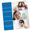 HEMOTON 3-Piece Phone Screen Magnifier, White PP/PVC, 2–3x view 2