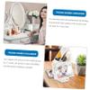 HEMOTON 3-Piece Phone Screen Magnifier, White PP/PVC, 2–3x view 4