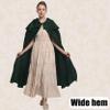 Regenboog Men's Medieval Hooded Cloak, Green, 59 in/150 cm view 2