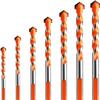 7-Piece Tile Drill Bit Set, Professional Carbide-Tipped Masonry Bits for Tile, Brick, Plastic, Cement, Wood and Glass, 3/4/5/6/8/10/12 mm view 1