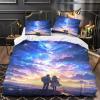AAHARYA Starry Sky Anime Duvet Cover Set, Soft Breathable 3D Microfiber, King 220 x 240 cm view 3