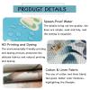 Hiseng Japanese-Style Short Noren Door Curtain, Cotton Linen, Tea House 8, 30 x 50 cm view 3