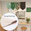 Hiseng Japanese-Style Short Noren Door Curtain, Cotton Linen, Tea House 8, 30 x 50 cm view 4