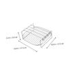 2-Piece Stainless Steel Toast Rack Set for Air Fryers view 3
