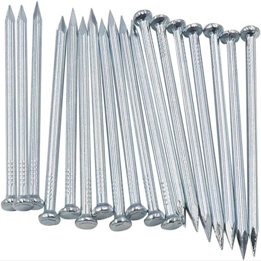 OqcEha Assorted Wood Nails, Steel Nails, Cement Staples, Painted Nails, Iron Nails, and High-Strength Round-Head Nails, 5 × 70 × 47 pcs (Color: 2 × 20 × 946 pcs)