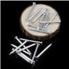 OqcEha Assorted Wood Nails, Steel Nails, Cement Staples, Painted Nails, Iron Nails, and High-Strength Round-Head Nails, 5 × 70 × 47 pcs (Color: 2 × 20 × 946 pcs) view 2