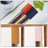 Leather Bookmarks with Silk Ribbons, Pack of 8 for Students view 4