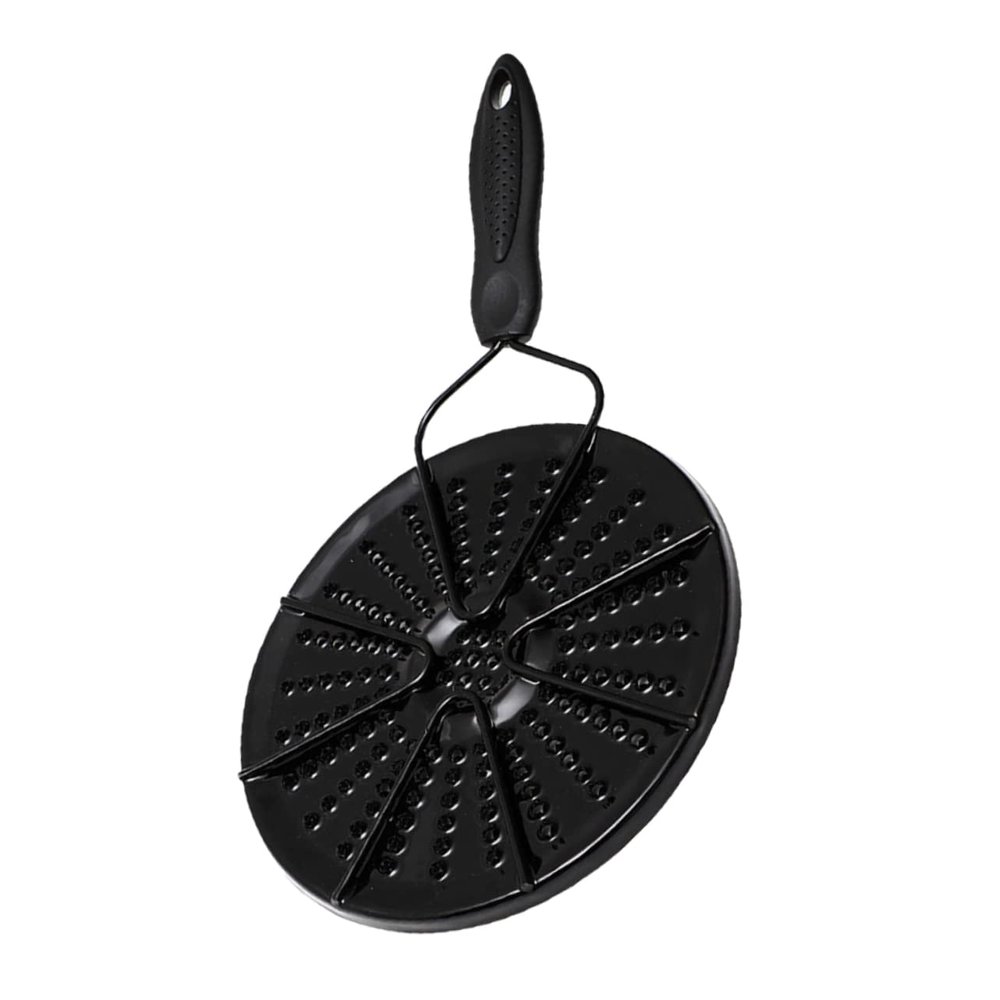 ABOOFAN Heat Diffuser Plate for Pots, 1 Piece with Handle, Black