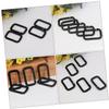 STOBOK 20-Piece Portable Square Carabiner Clips for Backpacks, Hiking and Camping view 3