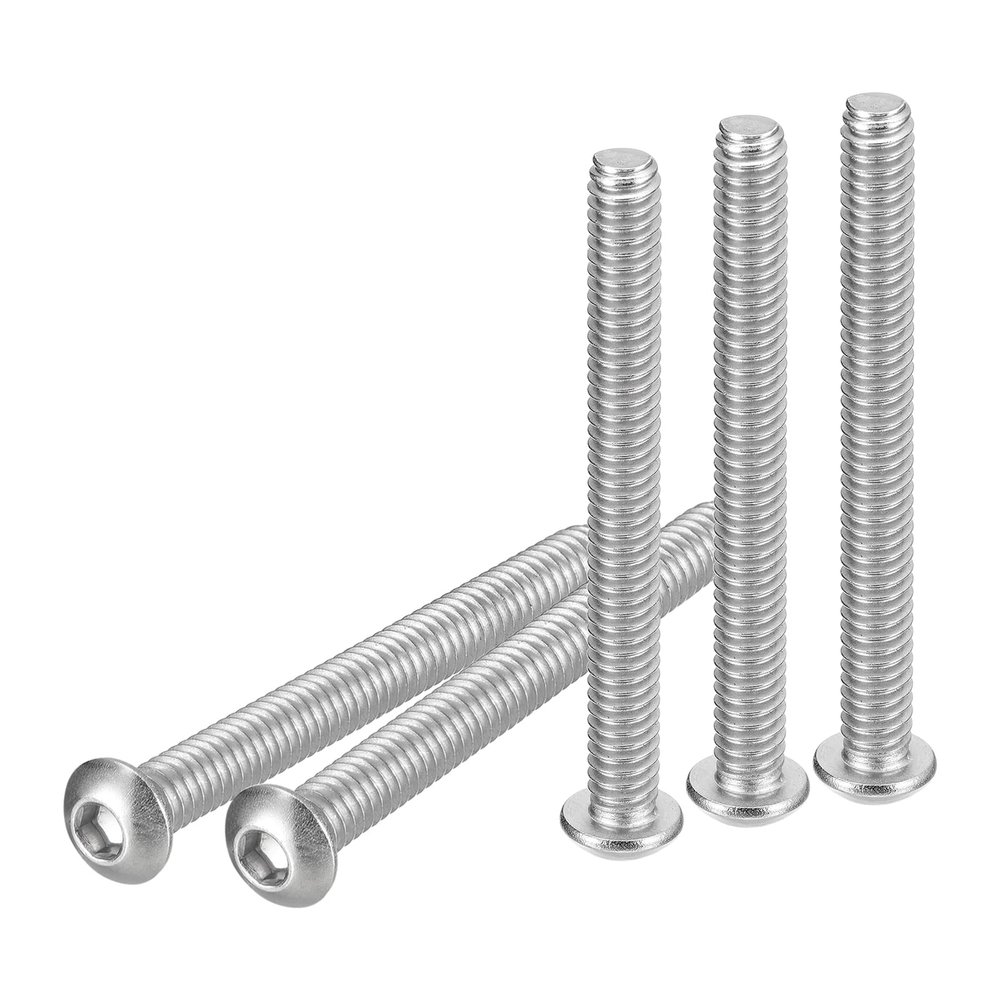 DTGN 1/4-20 x 2-1/2 in. Button-Head Socket Screws, 10-Pack