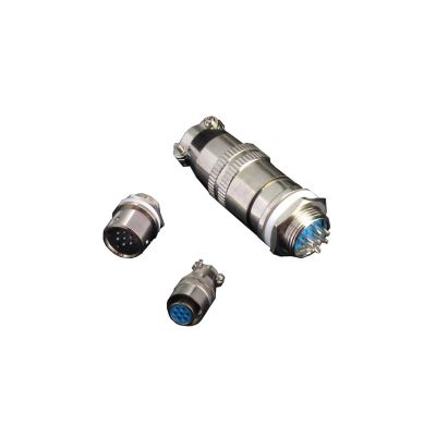 7-Pin 12 mm XS12-7 Screw-Type Aviation Connector, 10 Sets