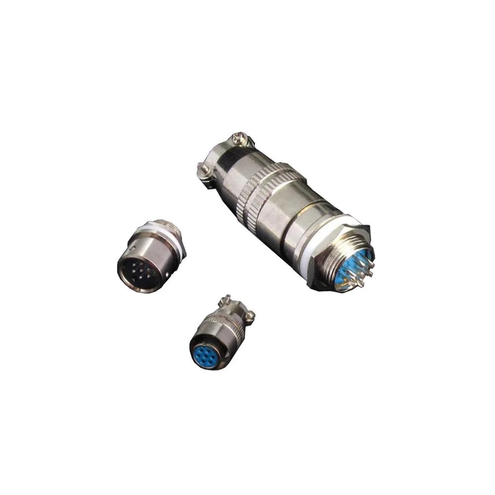7-Pin 12 mm XS12-7 Screw-Type Aviation Connector, 10 Sets