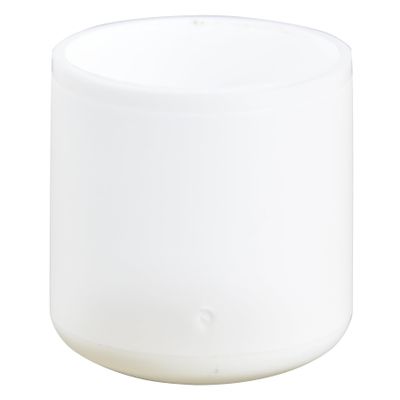 WAGNER Caps for Round Steel Tubing, 4-Piece, 25/28 x 30 mm, White Plastic