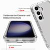 ESTH Clear TPU Case for Samsung Galaxy S24, 360° Protection view 3