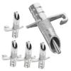 BESPORTBLE 5-Pack Stainless Steel Automatic Rabbit Drinking Nipples, Drip-Free view 1