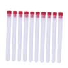 Transparent Storage Bottles, 10-Piece, 16 x 1 cm, with Lids view 1