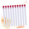 Transparent Storage Bottles, 10-Piece, 16 x 1 cm, with Lids view 2