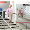 NILZA Non-Slip Aluminum Stair Edge Profile, L-Shape, 90 cm, Lapis Gold, 3-Pack view 3