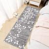 Rug Runner 100 × 250 cm, Gray, Non-Slip, Washable Polyester view 2
